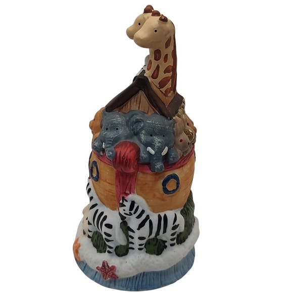 Vintage Noahs Ark Bell Ceramic Animals Two By Two Classic Treasures Nursery 1980 - Picture 4 of 10